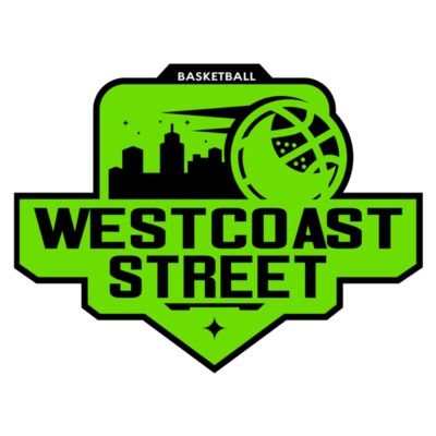 Westcoast Street Basketball logo template Thumbnail