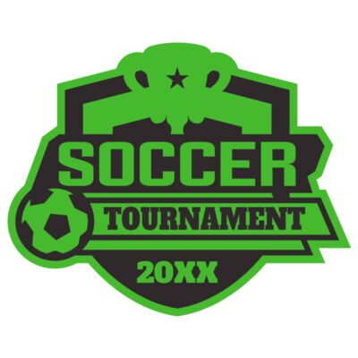 Soccer Tournament logo template 02 Thumbnail