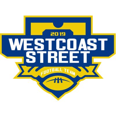 West Coast Street Football League logo template Thumbnail
