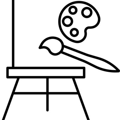 Art Tools and Studio Easel Thumbnail