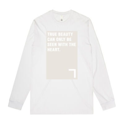 Lehua - True Beauty, Mens Organic Longsleeve Tee  Thumbnail