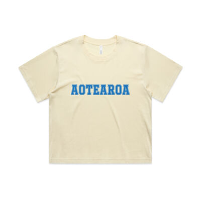 Aotearoa - Womens Crop Tee Thumbnail
