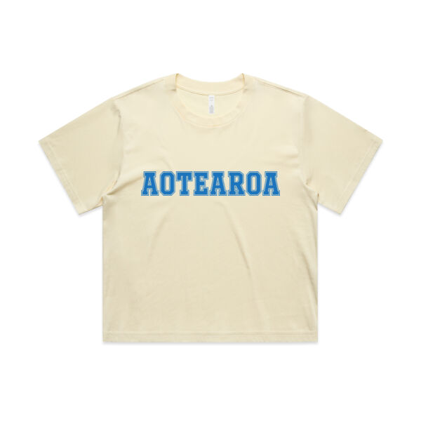 Aotearoa - Womens Crop Tee Thumbnail